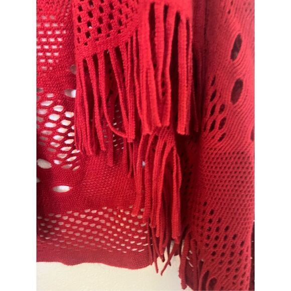 Women's Lightweight Hollow Out Pashmina Tassel Hem Multifunction Shawl NEW - Picture 3 of 5